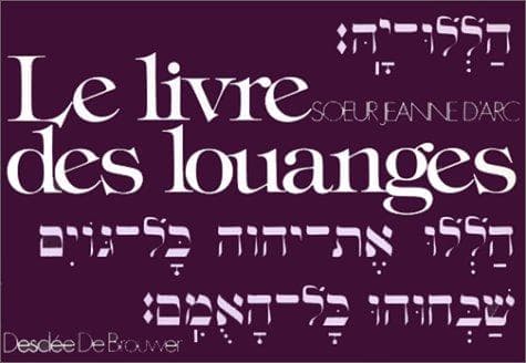Tapa de Le livre des louanges