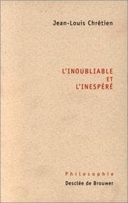 Tapa de L'inoubliable et l'inespéré