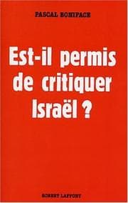 Tapa de Est-il permis de critiquer Israël?