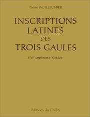 Tapa de Inscriptions latines des trois Gaules (France)