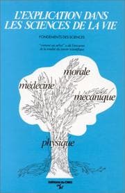 Tapa de L'Explication dans les sciences de la vie