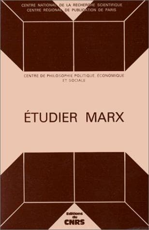 Tapa de Etudier Marx