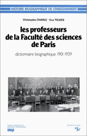 Tapa de Les professeurs de la Faculté des sciences de Paris