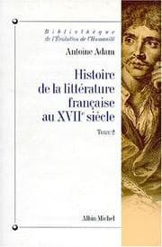 Tapa de Histoire De La Literature Francaise (Bibliotheque de l'evolution de l'humanite)