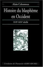 Tapa de Histoire du blasphème en Occident