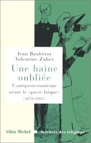 Tapa de Une haine oubliée