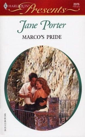 Tapa de Marco's Pride (Harlequin Presents)