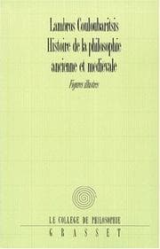 Tapa de Histoire de la philosophie ancienne et médiévale