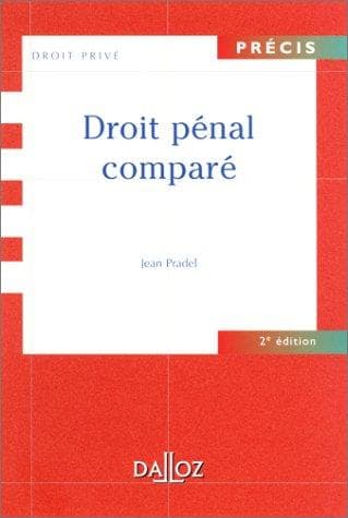 Tapa de Droit pénal comparé
