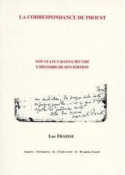 Tapa de La correspondance de Proust