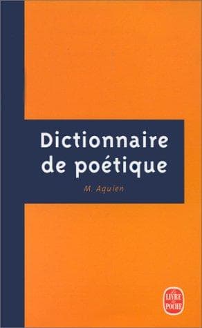 Tapa de Dictionnaire de poétique