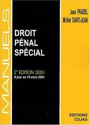 Tapa de Manuel de droit pénal spécial