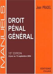 Tapa de Manuel de droit pénal général