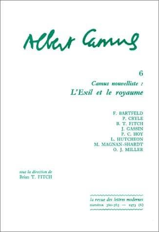 Tapa de Camus nouvelliste