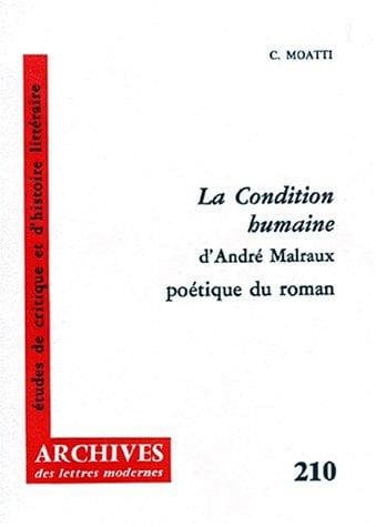 Tapa de La Condition humaine d'André Malraux