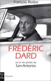 Tapa de Frédéric Dard, ou, La vie privée de San-Antonio