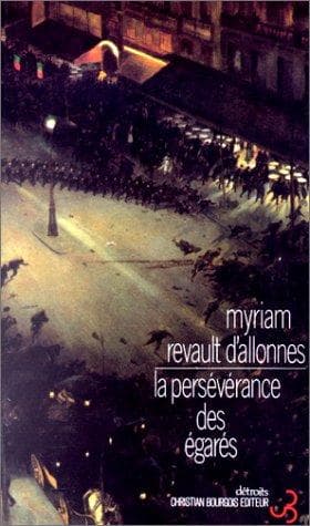 Tapa de La perséverance des égarés
