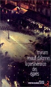 Tapa de La perséverance des égarés