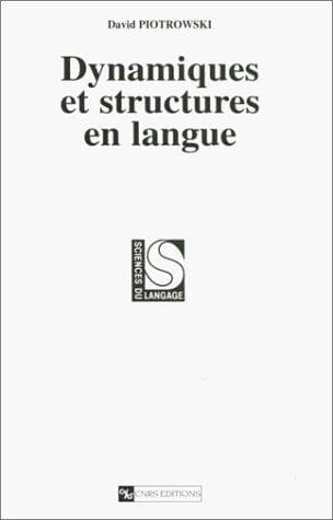 Tapa de Dynamiques et structures en langue