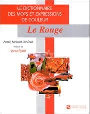 Tapa de Le dictionnaire des mots et expressions de couleur du XXe siècle