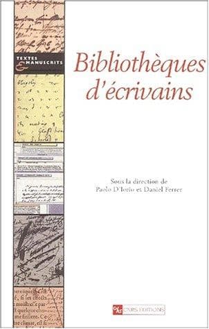 Tapa de Bibliothèques d'écrivains