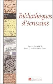 Tapa de Bibliothèques d'écrivains