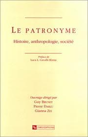 Tapa de Le patronyme
