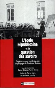 Tapa de L'école républicaine et la question des savoirs