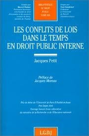 Tapa de Les conflits de lois dans le temps en droit public interne