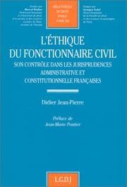 Tapa de L'éthique du fonctionnaire civil