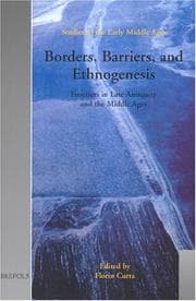 Tapa de Borders, barriers, and ethnogenesis