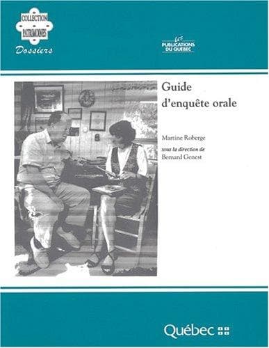 Tapa de Guide d'enquête orale