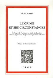 Tapa de Le crime et ses circonstances