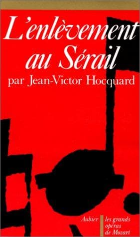 Tapa de L' enlèvement au Sérail =