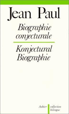 Tapa de Biographie conjecturale =