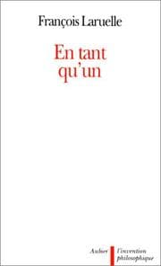 Tapa de En tant qu'un