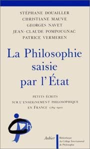 Tapa de La philosophie saisie par l'Etat