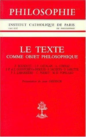 Tapa de Le Texte