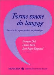 Tapa de Forme sonore du langage