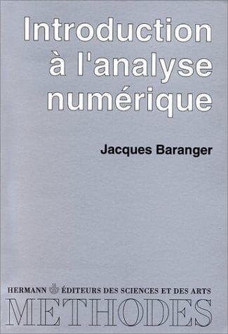 Tapa de Introduction à l'analyse numérique