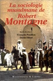 Tapa de La sociologie musulmane de Robert Montagne