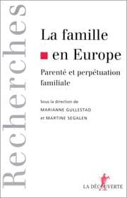 Tapa de La famille en Europe