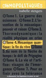Tapa de Mécanique quantique