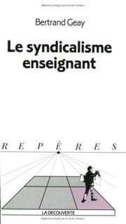 Tapa de Le Syndicalisme enseignant
