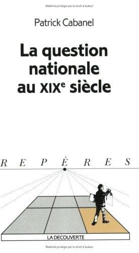 Tapa de La question nationale au XIXe siècle