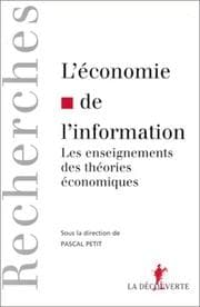 Tapa de L'économie de l'information