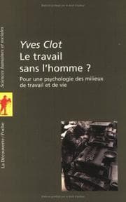 Tapa de Le travail sans l'homme