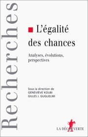 Tapa de L'égalité des chances