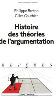 Tapa de Histoire des théories de l'argumentation