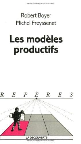 Tapa de Les modèles productifs